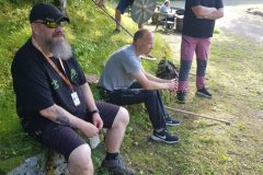 Gamle og nye hærmenn forbereder seg til hæroppstilling. Foto: Ole Petter Ingebrigtsen